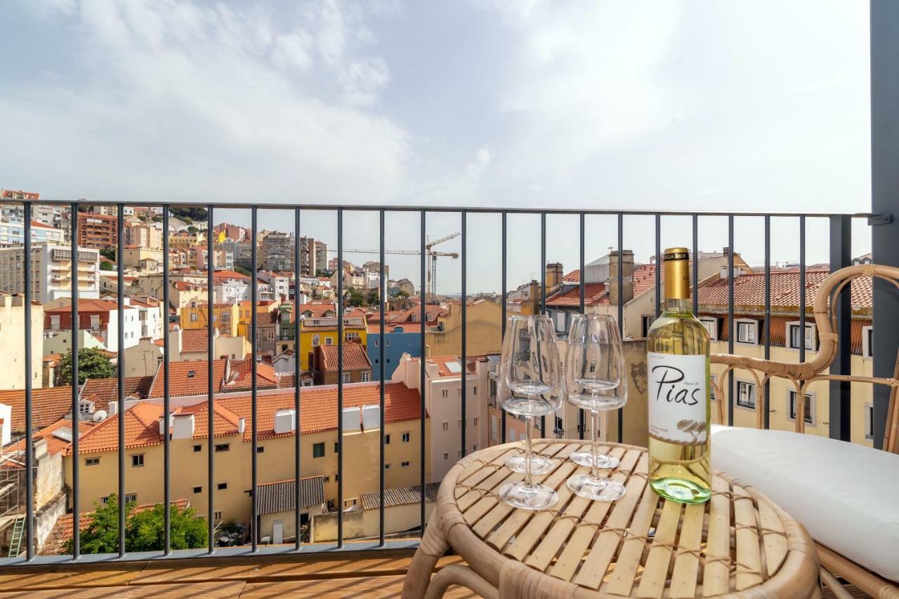 ALTIDO Elegant City Deluxe Apartment&ALTIDO Luxurious 3-bedroom Apt with Terrace in Intendente Lissabon Buitenkant foto