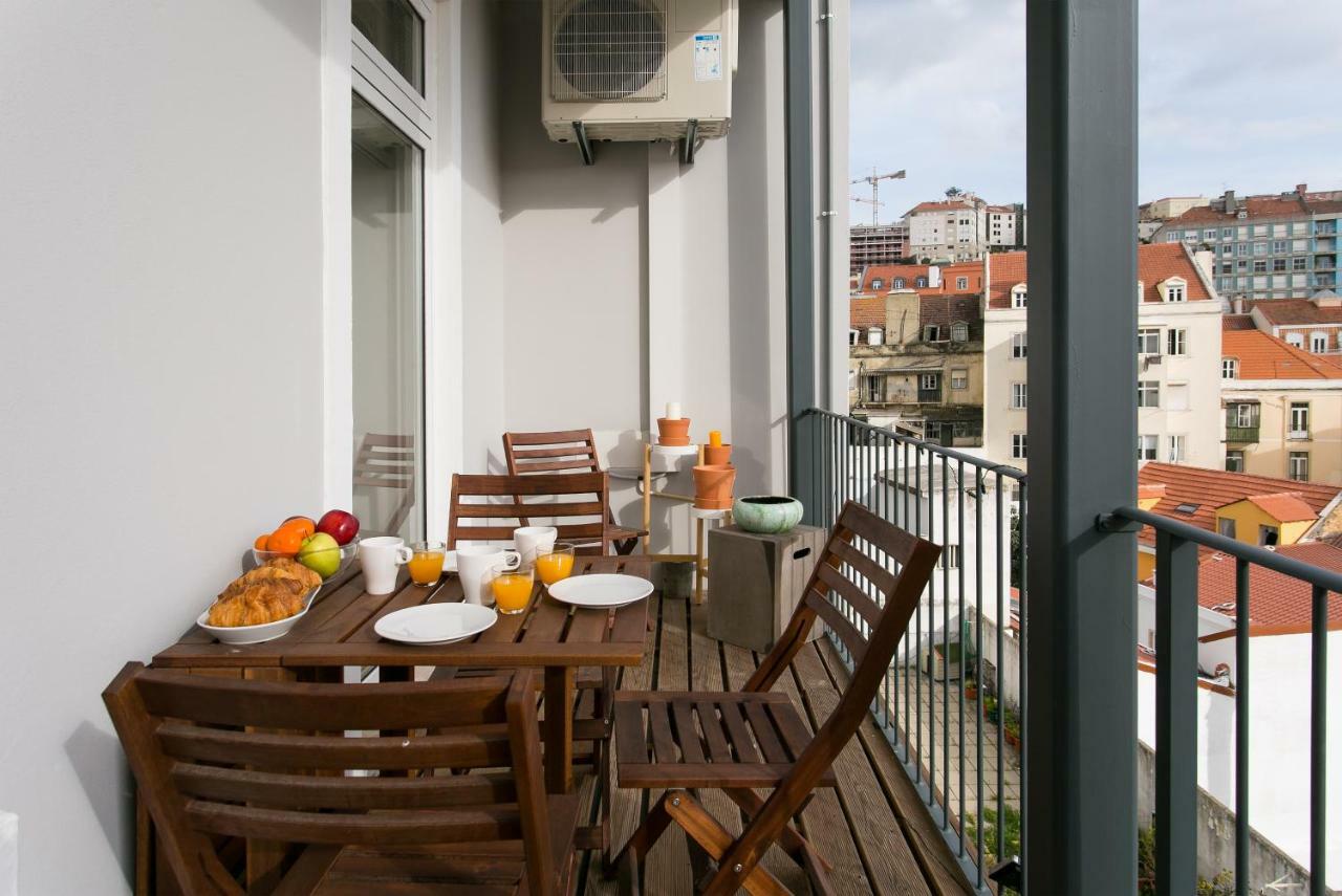 ALTIDO Elegant City Deluxe Apartment&ALTIDO Luxurious 3-bedroom Apt with Terrace in Intendente Lissabon Buitenkant foto